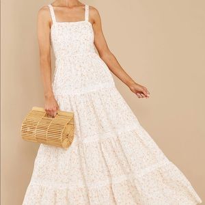 NWOT floral maxi dress